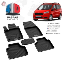 Ford Courier Ferrous 4d Havuzlu Kauçuk Paspas 2014 Ve Üstü