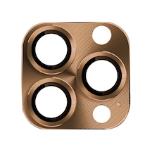 Apple İphone 16 Pro Max Pers Alüminyum Kamera Lens - Desert Diğer
