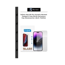 İnfinix Hot 60 Pro Uyumlu Normal Temperli Cam Ekran Koruyucu Cep Aksesuarları Akıllı Telefon