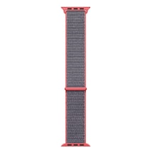 Microsonic Apple Uyumlu  Watch Ultra Hasırlı Kordon Woven Sport Loop