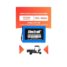 Stmax Gf 700 Batarya Yüksek Kapasite Lifepo4 72v 60ah Elektrikli Motosiklet Bataryası