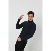 Barlashive Erkek Fitilli Kaşkorse Kumaş Boğazlı Full Likralı Slimfit Body - Siyah Çok Renkli