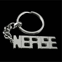 Nefise - 416 - - Nazblsmm - İsimli Anahtarlık Çok Renkli