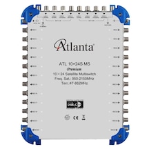 Atlanta 10/24 10x24 Santral Merkezi Sistem Multiswitch Sonlu / Karasal Aktif + Adaptör