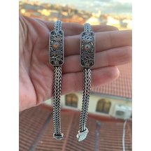Mardin Hasır El İşi Güneş Sembolü Erkek Bileklik Gümüş