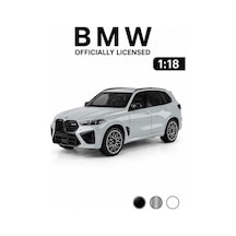 1:18 Bmw X5 M Competition Lisanslı Metal Diecast Model Araba Gri Çok Renkli