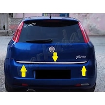 Markadan Fiat Grande Punto Krom Bagaj Alt Çıta 2005 Sonrası  Pasla
