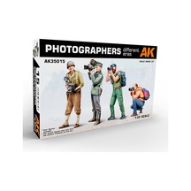 Ak 35015 1/35 Ölçek, Farklı Dönemlere Ait 4 Fotoğrafcı, Plastik Figür Model Kiti-57488