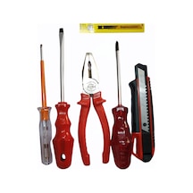 Makro Pense Tornavida K.Kalemi Ve Viptec Maket Bıçağı 6 Lı Set