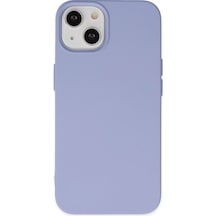 Apple İphone Uyumlu 14 Plus Kılıf Nano İçi Kadife Silikon - Lila Çok Renkli