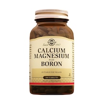 Solgar Calcium Magnesium Plus Boron 100 Tablet Kalsiyum Magnesyum