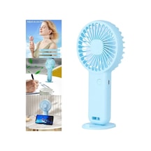 Mini Fan,telefon Tutucu,portatif El Vantilatörü Mavi 9,3x19cm Mini Fan,telefon Tutucu,portatif El Vantilatörü Mavi 9,3x19cm