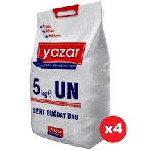 Yazar Yufkalık - Bazlamalık Un 5 Kg X 4 Adet