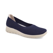 Babet Kadın 27 B39 Kq Fly Flot Cloth Woman Shoe Dark Blue Dark Blue Lacivet
