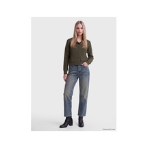 LC Waikiki Alıta Cıty Farkıyla Lcw Jeans İndigo Denim Düz Straight & Düz Yüksek Bel Düz Paça Kadın Jean Pantolo İndigo - 925400391 İndigo