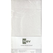 Nev Penye Çarşaf Fitted Beyaz 120x200+30