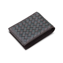 Guard Kahverengi/yeşil Örgü Desenli Hakiki Deri Erkek Cüzdan // Grd260225wt1077 Diğer
