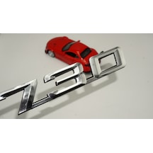 Bmw 730 Bagaj Krom ABS 3M 3D Yazı Logo