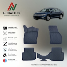 Volkswagen Passat B8 2015-2022 Uyumlu Havuzlu Oto Paspas