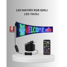Gece - 381 - Kullanıma Uygun Pixel Rgb Led Panel Estetik - Kmrsfres - Atmosfer Işığı Renkli