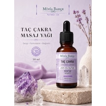 Taç Çakra Masaj Yağı - Crown Chakra Oil, 30ml %100 Saf Ve Doğal 10 ML
