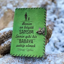 En Büyük Şansım Babam Deri Defter