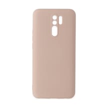Xiaomi Redmi 9 Uyumlu Kılıf Nano İçi Kadife Silikon - Pudra