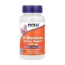 Now Foods D-mannose Healthy Urinary Tract 500 Mg 60 Veg Caps