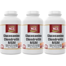 Ncs Glucosamine Chondroitin Msm 3 Kutu 900 Tablet Hyaluronic Acid