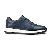 Deery Erkek Hakiki Deri Lacivert Sneaker Ayakkabı - E8210mlcve01 Lacivert