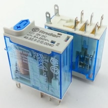 Finder Röle 46529012.0040 Soket Montaj AgNi 2CO 8A Kilitli Test B