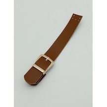 Angel Çanta Aksesuar Tek Kat 18 Cm Suni Deri Taba Kapak Light Gold Metal
