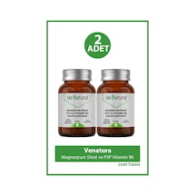 Venatura Magnezyum Sitrat Ve P5p Vitamin B6 60 Tablet 2 Adet
