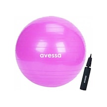 Avessa Pilates Topu 55 CM Pembe Pompalı