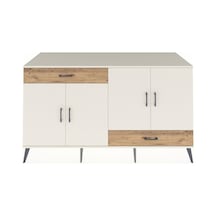 Kronos Konsol 5 Raflı 2 Çekmeceli 4 Kapaklı 176x59x99 Aytaşı-ayta Aytaşı-aytaşı/çam