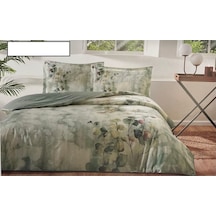 Özdilek Yeşil Nature Drip Ranforce Çift Kişilik Nevresim Takımı Çok Renkli