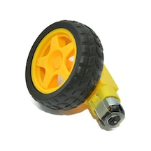 Modülelektronik-6V 250 Rpm Motor Ve Tekerlek Seti