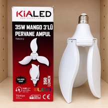 Kialed 35w Mango 3'lü Pervane Ampul 3150 Lümen E27 Ip20