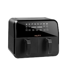 Hutt D8 Çift Hazneli Air Fryer Yağsız Fritöz (4+4) 8 LT Dokunmatik Ekran (Distribütör Garantili)