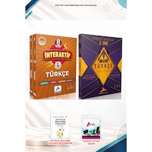 2026-2027 Paraf Yayınları 8. Sınıf 2 Kitap Seti - Türkçe İnteraktif + Lgs Mor
