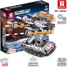 Reobrix 99002 Uçaksavar Topu Star Revenge Anti-aircraft Connon Kumanda&motor Yaratıcı Yapı Blok Seti