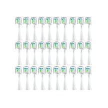 30 Beyaz-elektrikli Diş Fırçası Kafaları Yedek Xiaomi Soocare Soocas X3 X5 Yumuşak Kıllar Mühürlü Ambalaj Diş Fırças