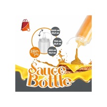 Sos Şişesi Sosluk Ketçap Mayonez Sızdırmaz Yağlık Sirkelik İnce Uçlu Plastik Şişe Bpa Free Şeffaf, 700 Ml 1 Çok Renkli