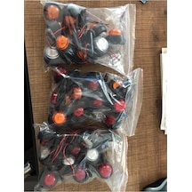 Emır 10 Ad Mini Led Takoz Lamba Sarı Kırmızı 10 Ad Mini Led Takoz
