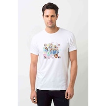 K Pop Mamoo Mama Homo Sapiens Baskılı Beyaz Erkek Tshirt