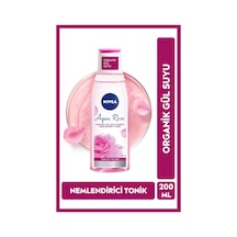 Aqua Rose Organik Gül Suyu İçeren Nemlendirici Tonik 200 Ml,nemlendirici,eşit Cilt Tonu