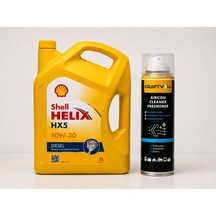 Shell Helix Hx5 Dizel 10w-30 7 Litre + Klima Bombası 200 ML