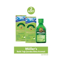 Möller's Balık Yağı Şurubu Elma Aromalı 150 Ml 2 Adet