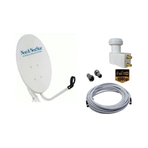 Next Nextstar 70 CM Çiftli LNB + 45 M Kablo Çanak Anten Seti