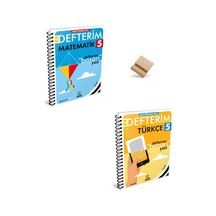 Arı 5. Sınıf Maarif Matematik Ve Türkçe Defterim + Telefon Standı